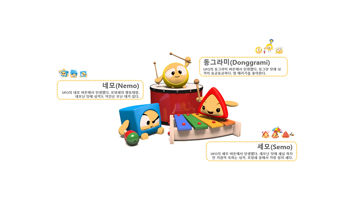 캐릭터 개발 · 라이선싱 작업 이미지